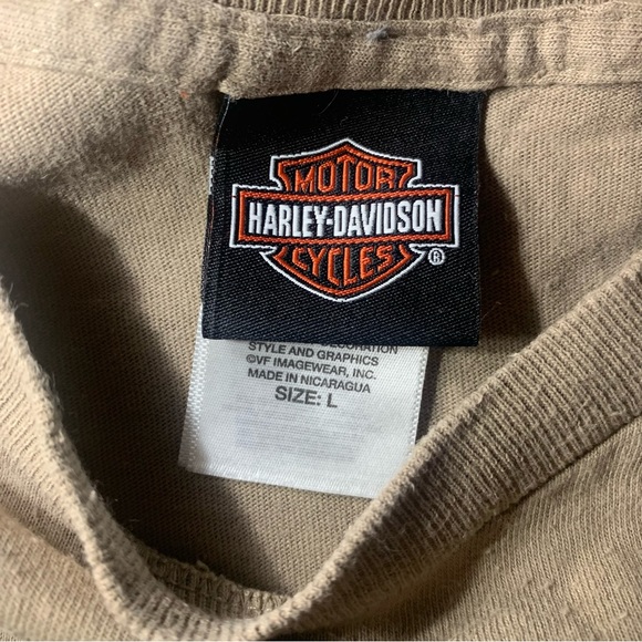 Harley-Davidson Shirt Men’s Size Large Tifton Georgia Biker Vintage - Picture 3 of 4